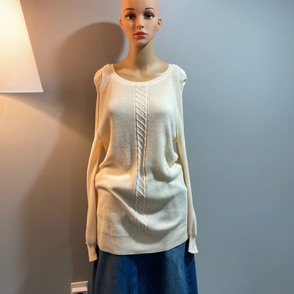 Lauren Conrad Cream Sweater